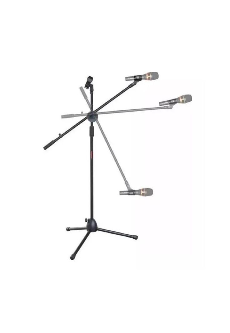 Atril Para Micrófono con Boom Metálico Doble Universal PB-F3-5