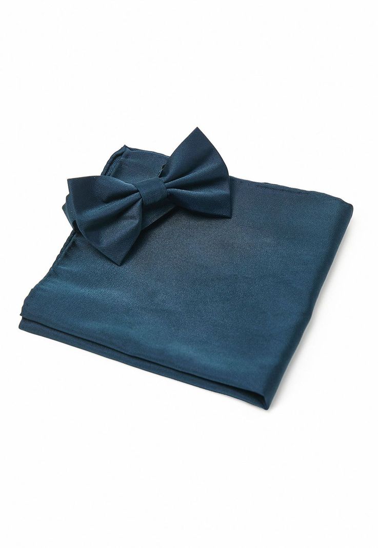 Set Humita y Pañuelo de seda Navy 3BH1781 - 195