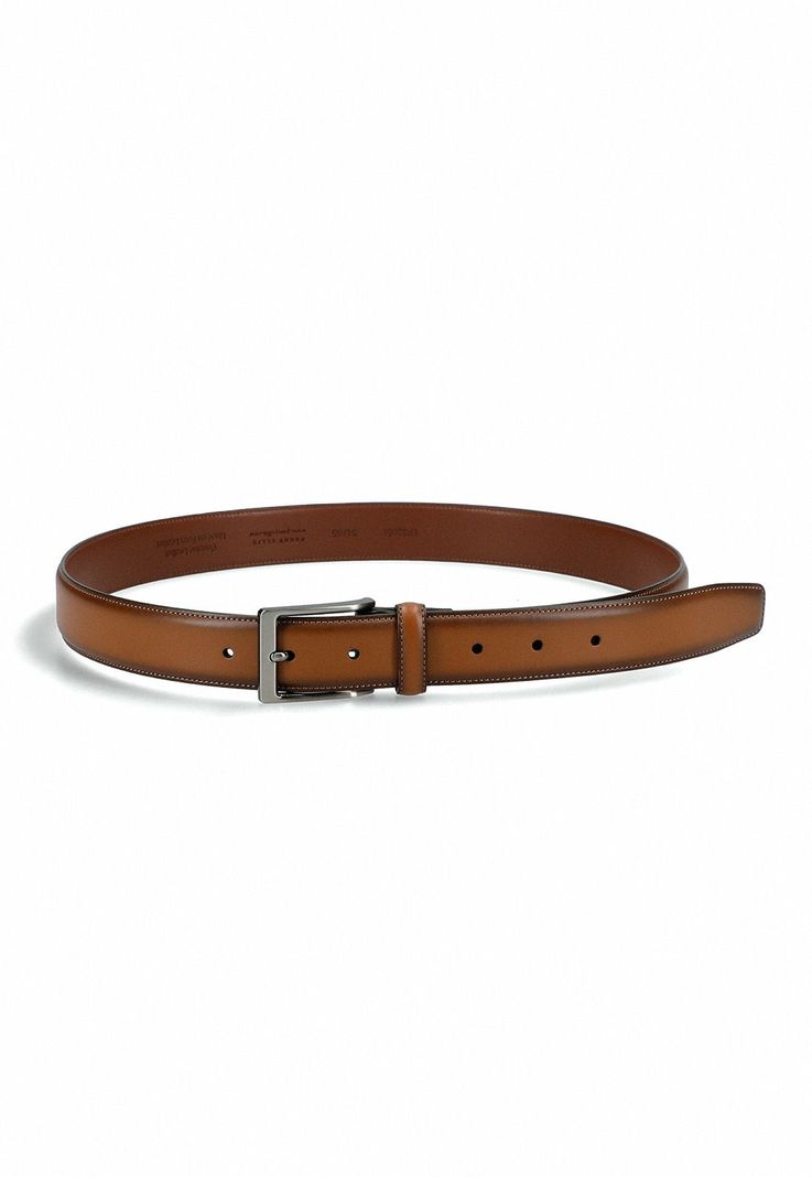 Cinturon Formal Cuero Cognac-2