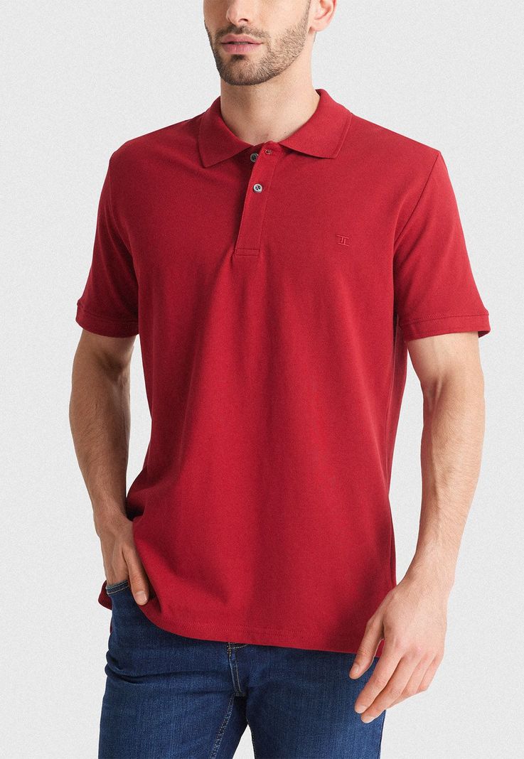 Polera hombre polo Marinni rojo-0