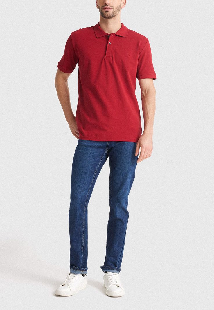 Polera hombre polo Marinni rojo-3