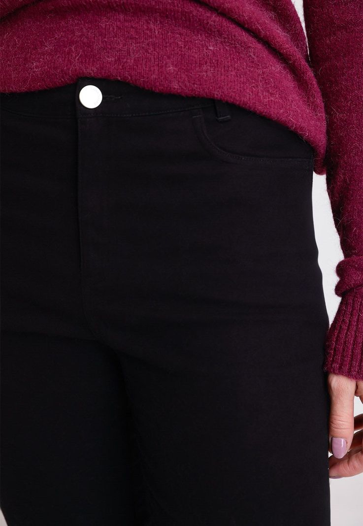 Pantalón De Mujer Modelo Roma Color Negro-2