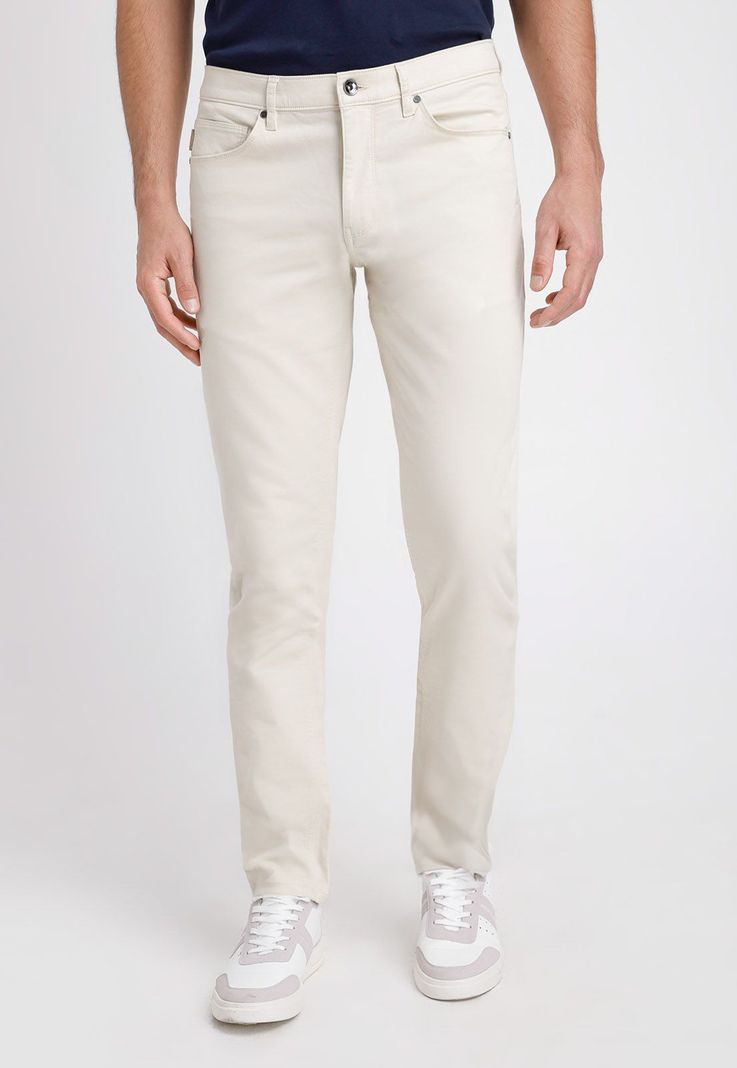 Pantalón Hombre Casual 5 Bolsillos Beige