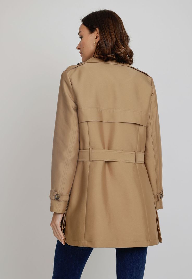 Trench De Mujer Anneli Camel-1