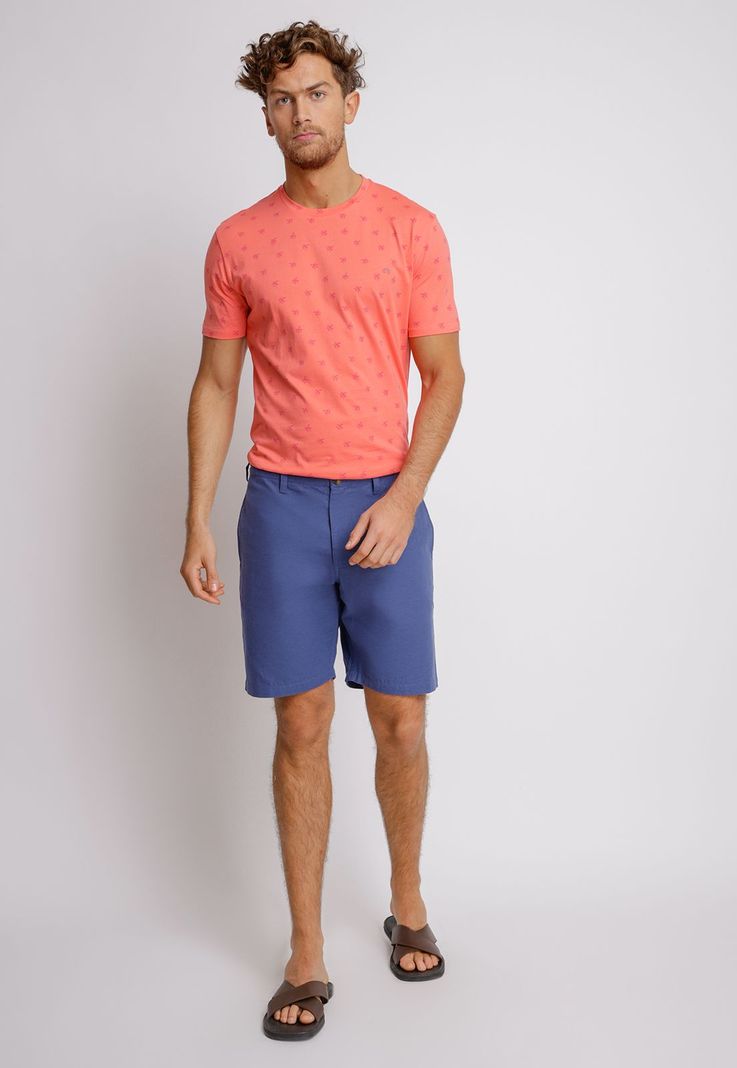 Shorts hombre Slim Fit Venus Algodón Índigo-3