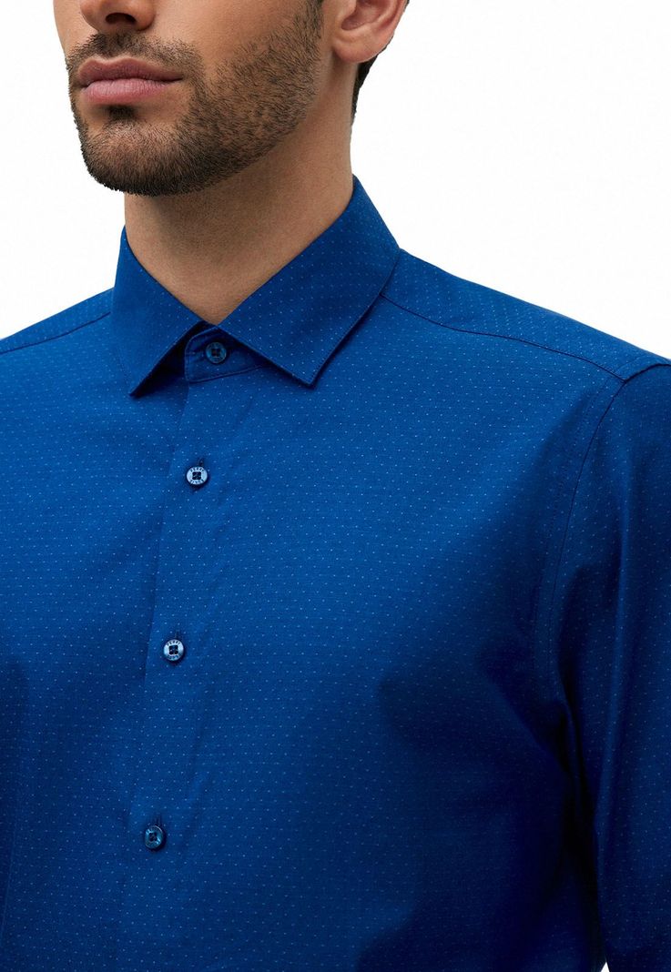 Camisa Formal Hombre Easy Care (Cuidado Fácil) Azul-2