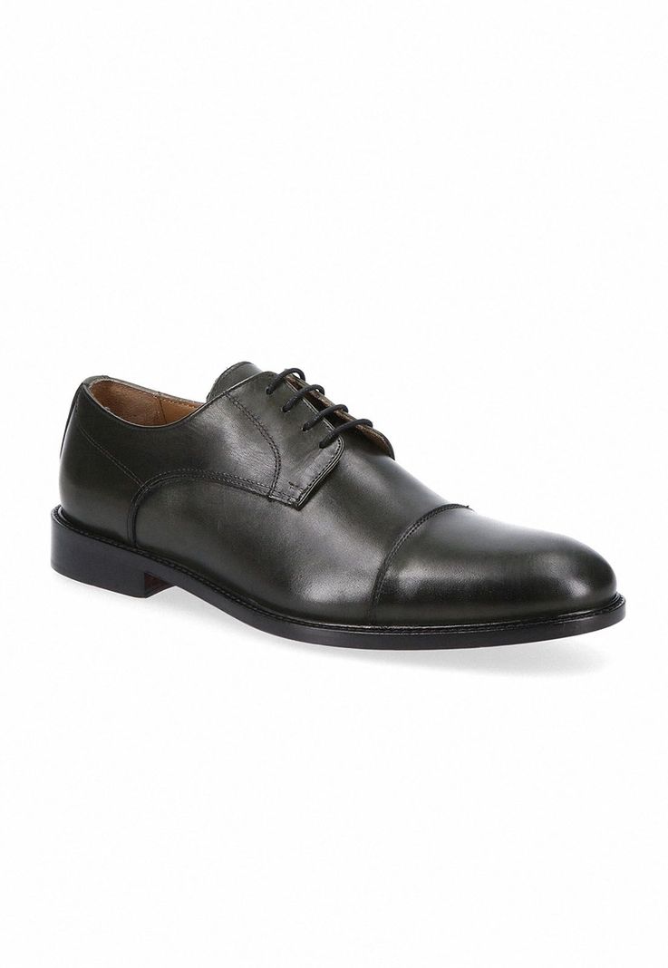 Zapatos Formal Italianos Voltago Cap Toe Oxford Verde-0