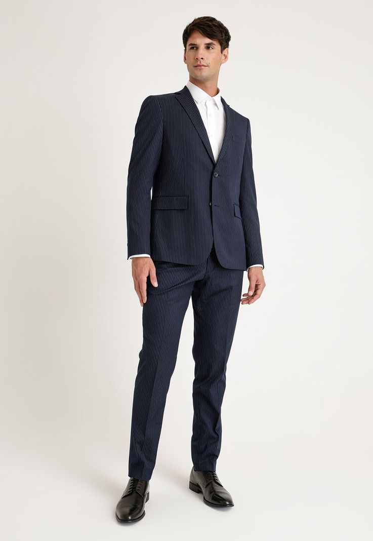 Chaqueta Hombre Traje Suit Separates Washable Navy-3