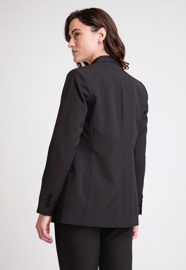 Chaqueta De Mujer Modelo Peyton Color Negro-1