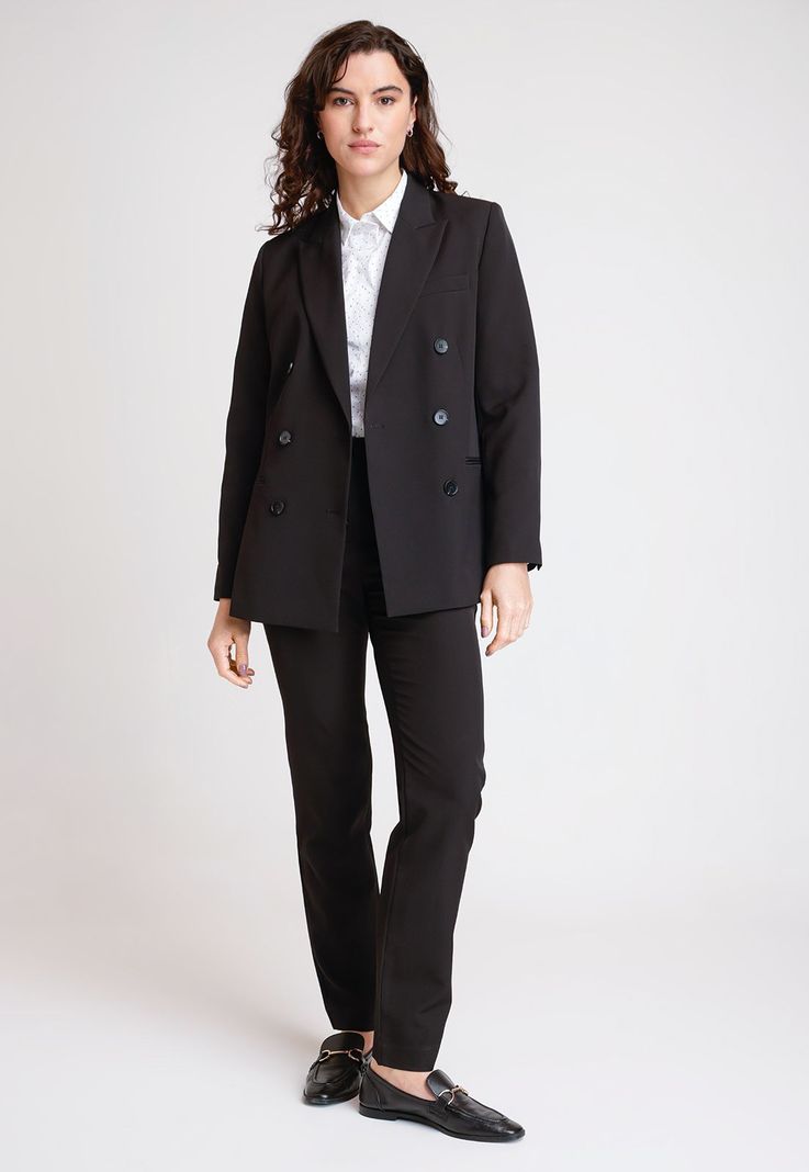 Chaqueta De Mujer Modelo Peyton Color Negro-3