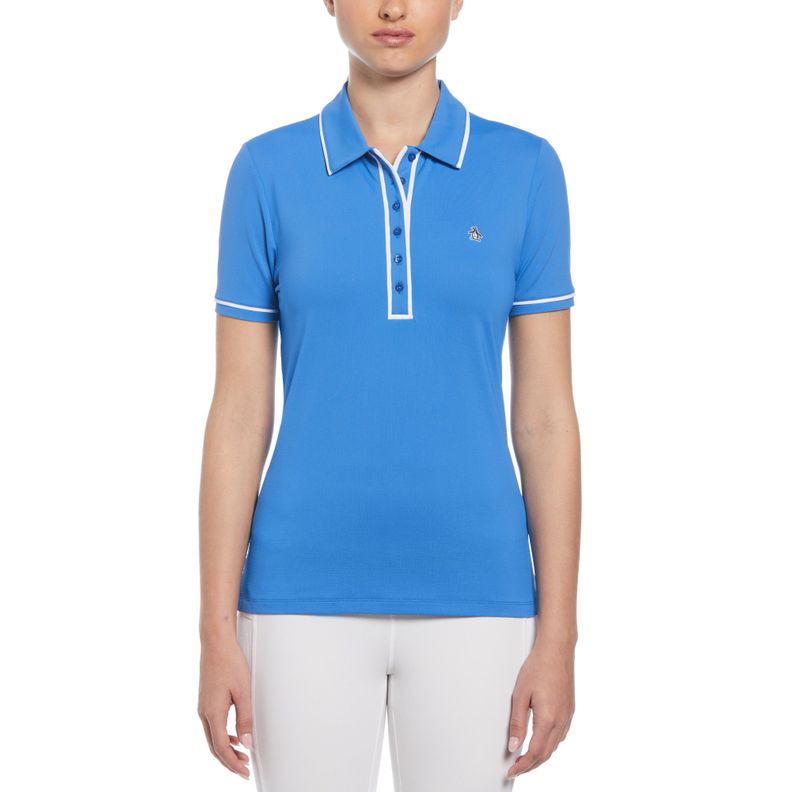 Polera Polo De Mujer Verónica Azul-0