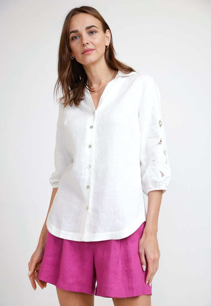 Blusa de Mujer Modelo Belén Color Blanco-0