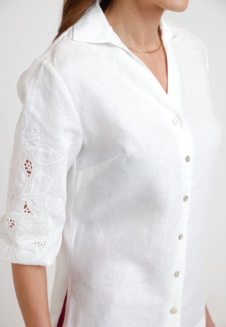 Blusa de Mujer Modelo Belén Color Blanco-2