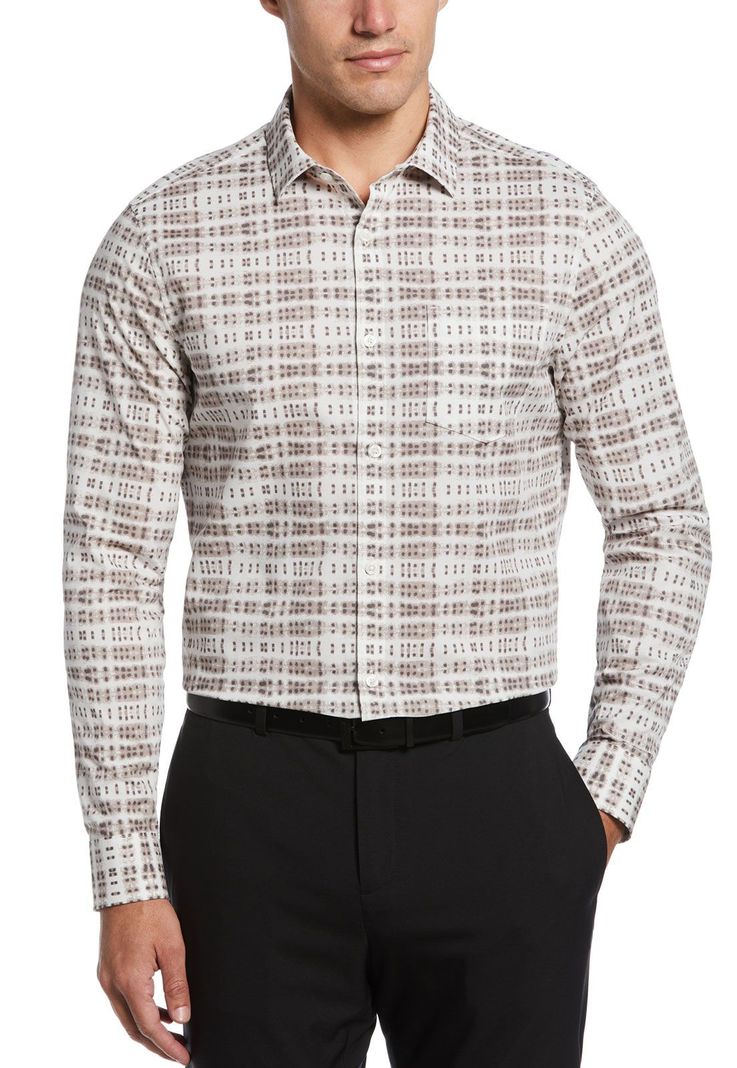 Camisa Casual Estampada Blanco