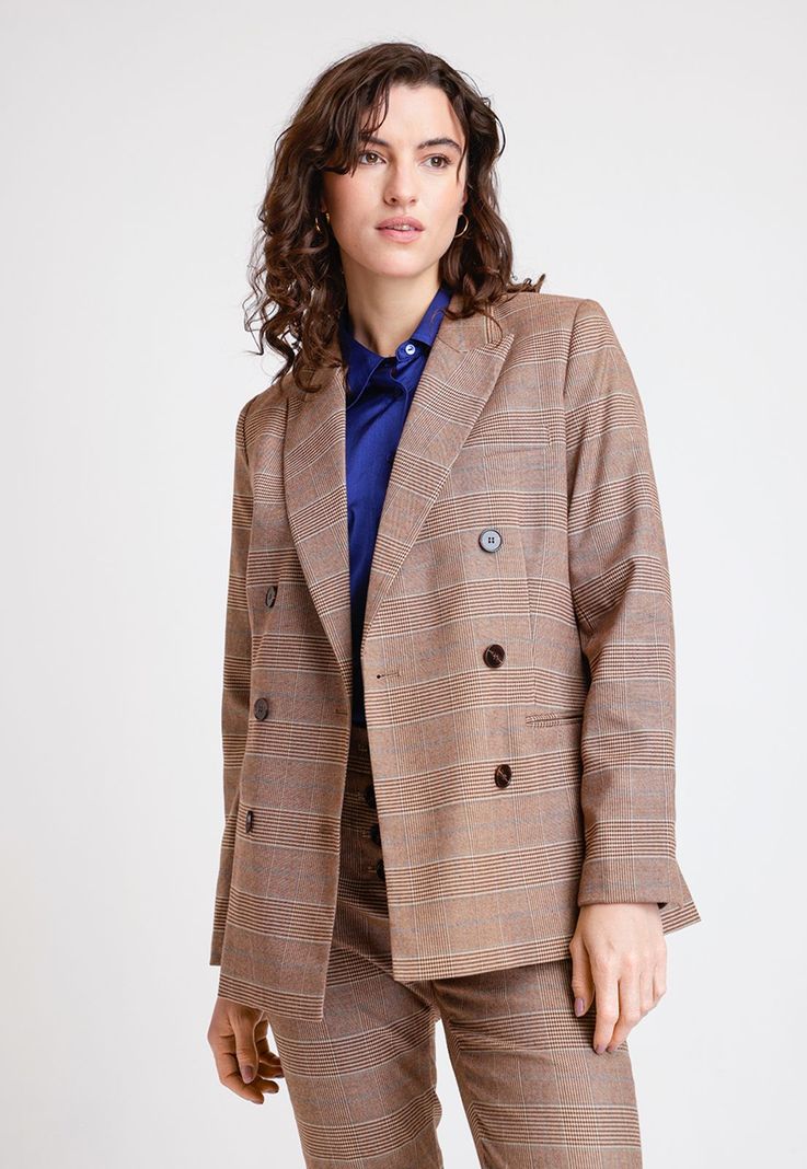 Chaqueta De Mujer Modelo Peyton Color Cafe-0