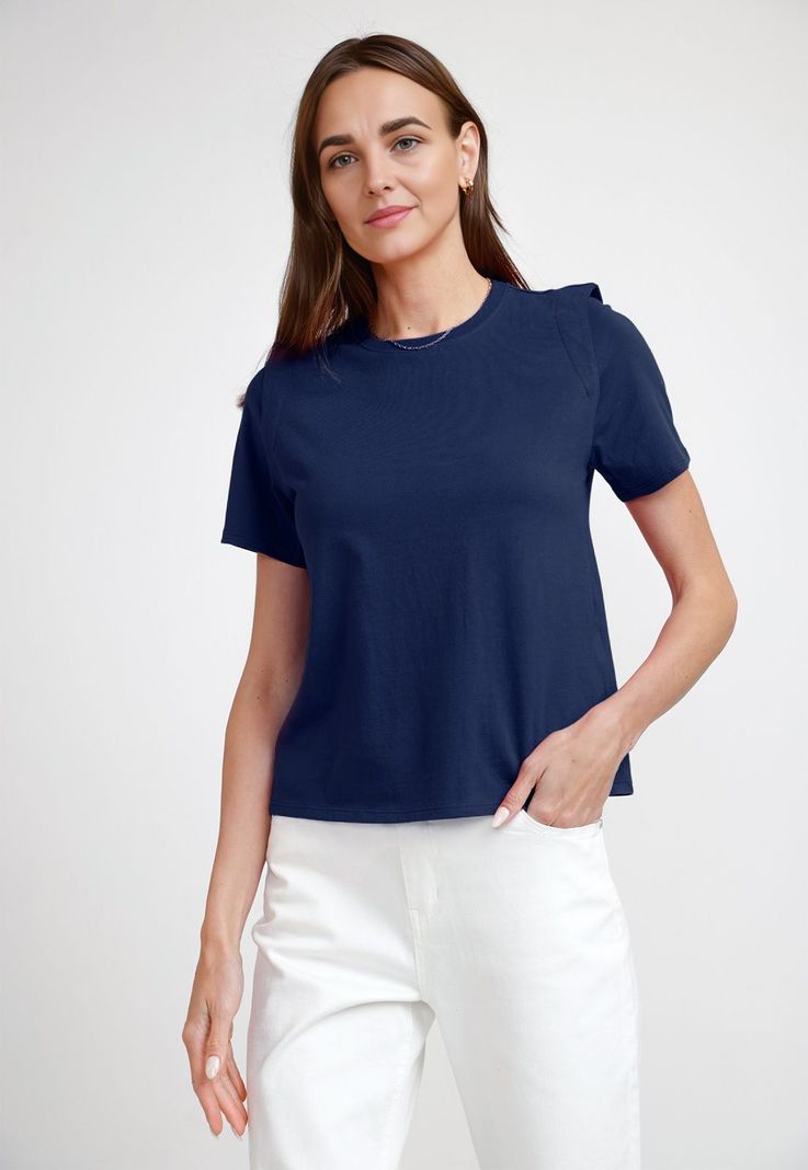 Polera de Mujer Modelo Hande Color Marino-0