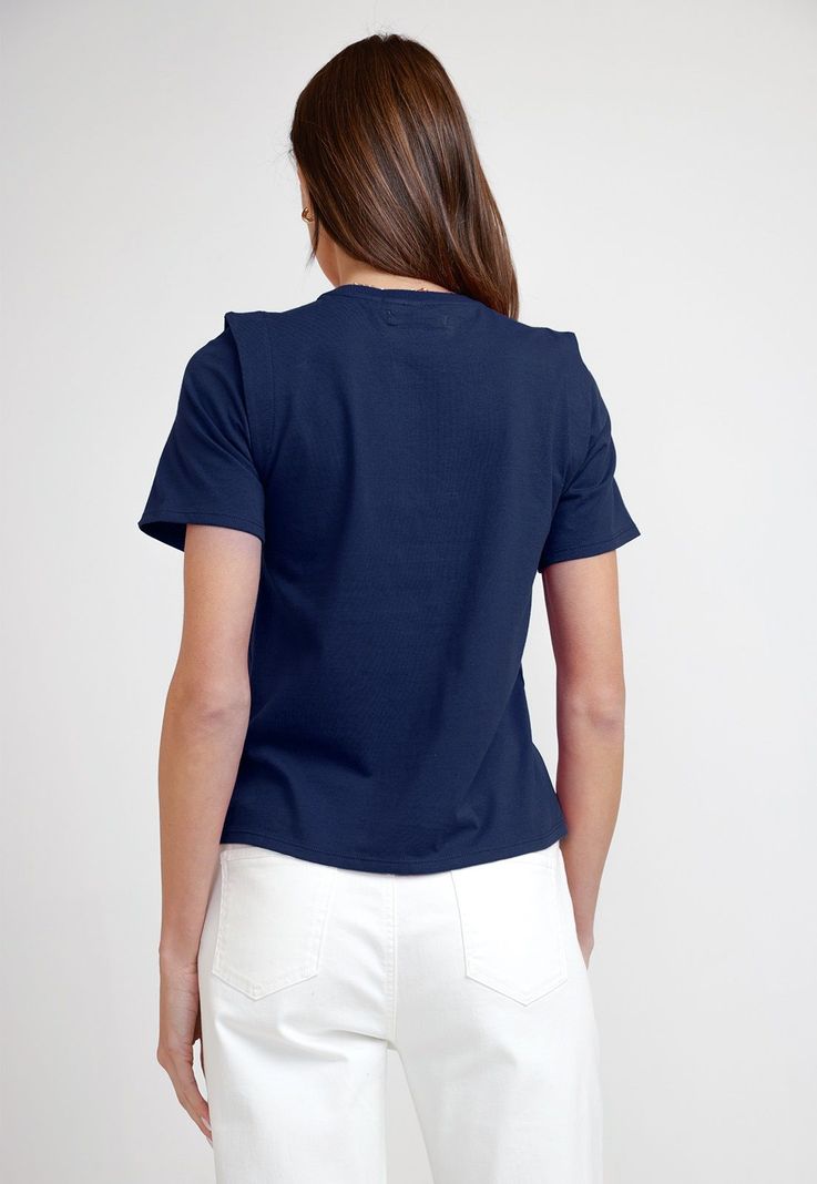 Polera de Mujer Modelo Hande Color Marino-1
