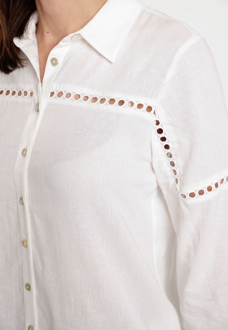 Blusa de Mujer Modelo Tabita Color Crudo-1