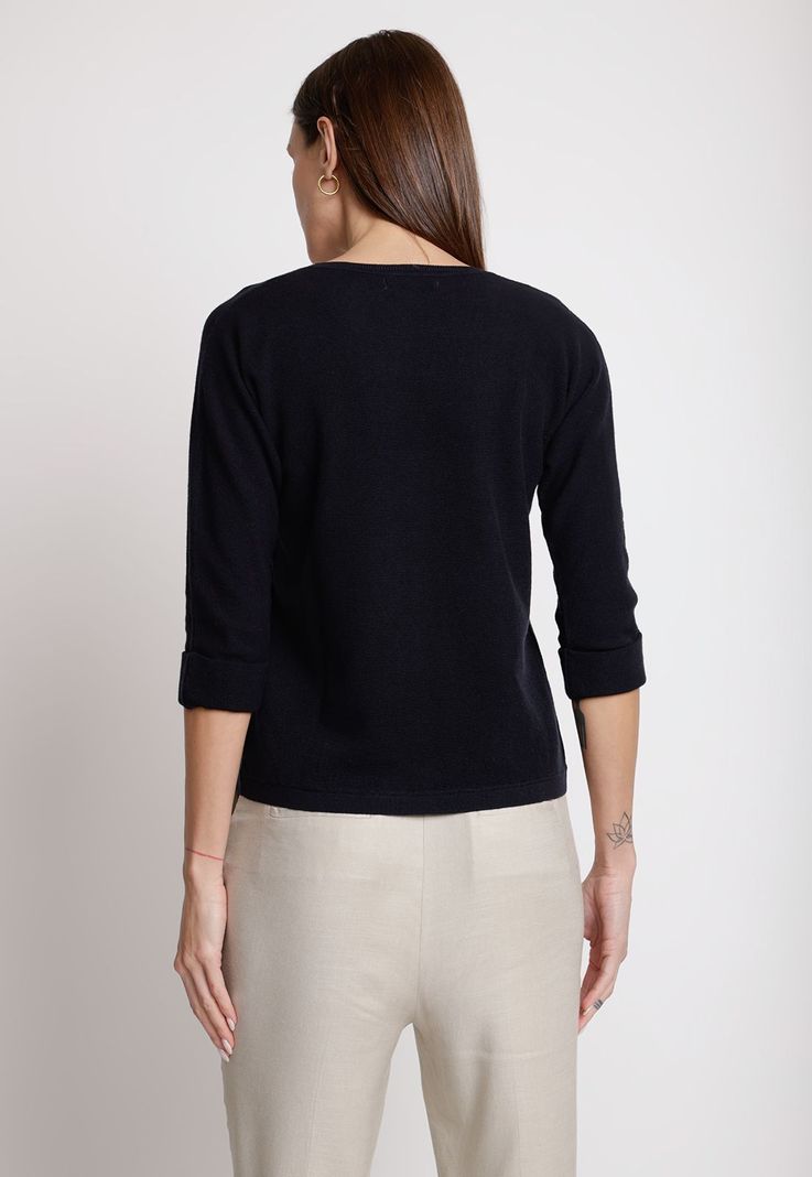 Tejido de Mujer Modelo Dover Color Marino-1