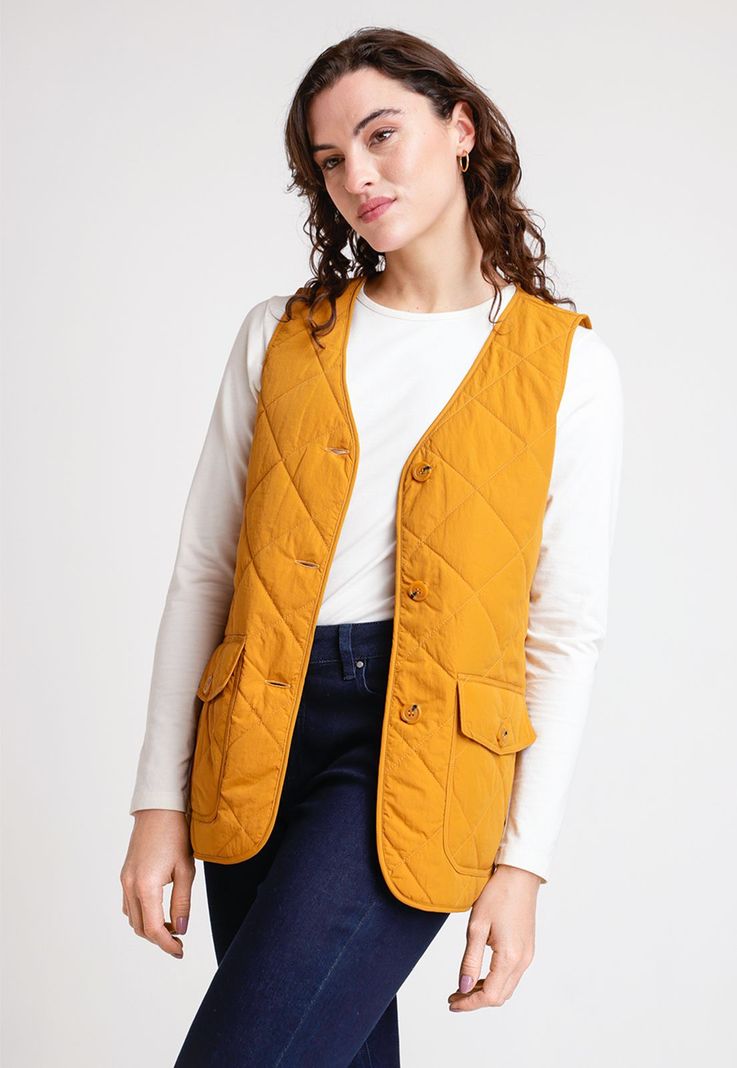 Chaqueta de Mujer Modelo Nagisa Color Mostaza-0