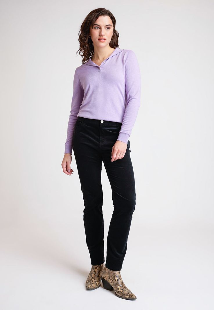 Pantalón De Mujer Modelo Essam Color Negro-3