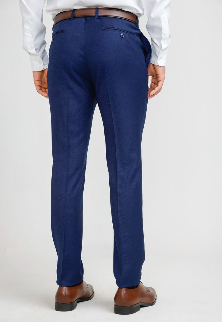 Pantalón Formal Hombre Suit Separate Azul Medio-1