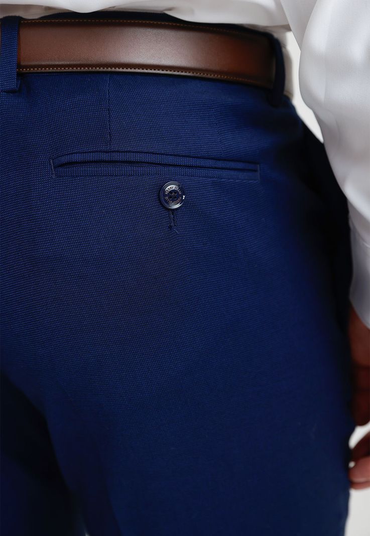 Pantalón Formal Hombre Suit Separate Azul Medio-2
