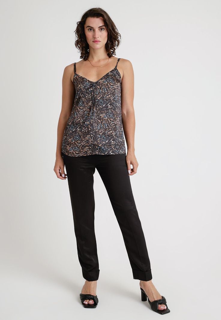 Blusa De Mujer Modelo Munia Color Tostado-3