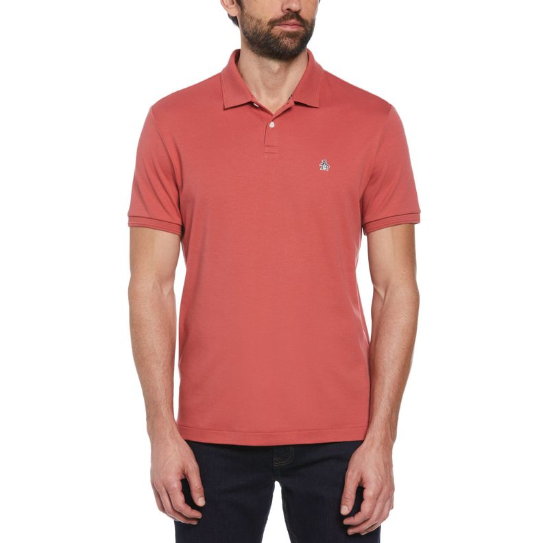Polera Polo De Hombre Coral-0