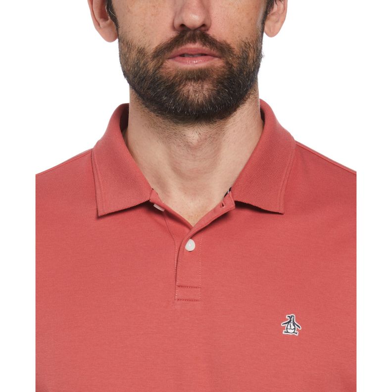 Polera Polo De Hombre Coral-2