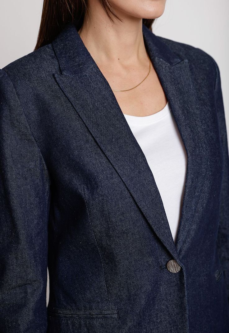 Chaqueta de Mujer Modelo Margot Jacket Color Indigo-2