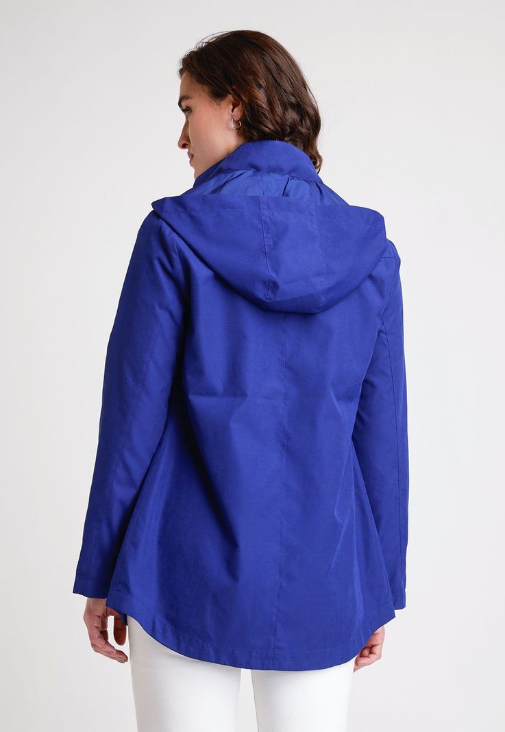 Impermeable de Mujer Modelo Bao Color Azul-1