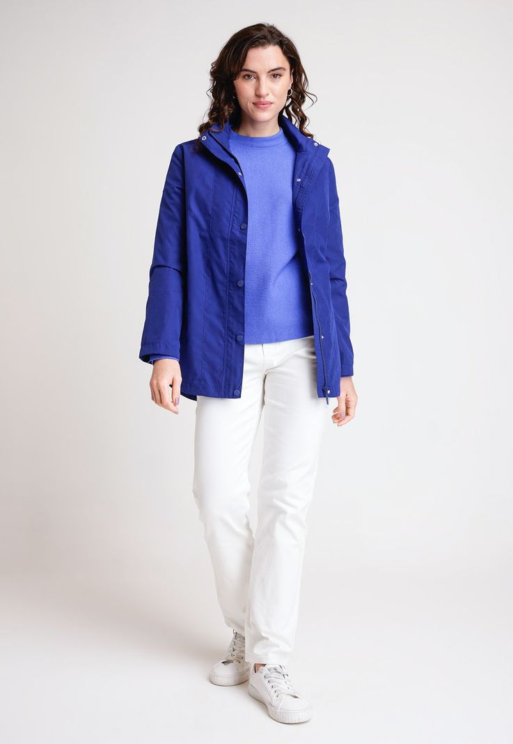 Impermeable de Mujer Modelo Bao Color Azul-3