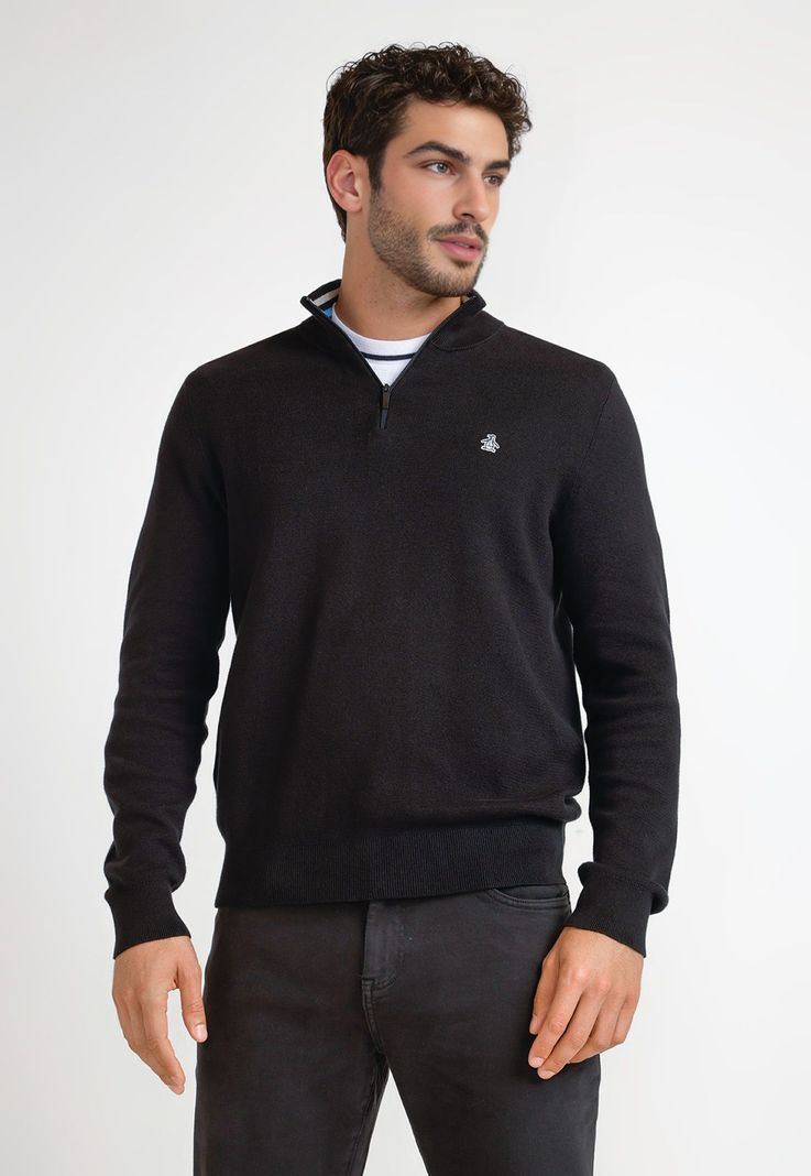 Tejido Hombre Algodón Negro