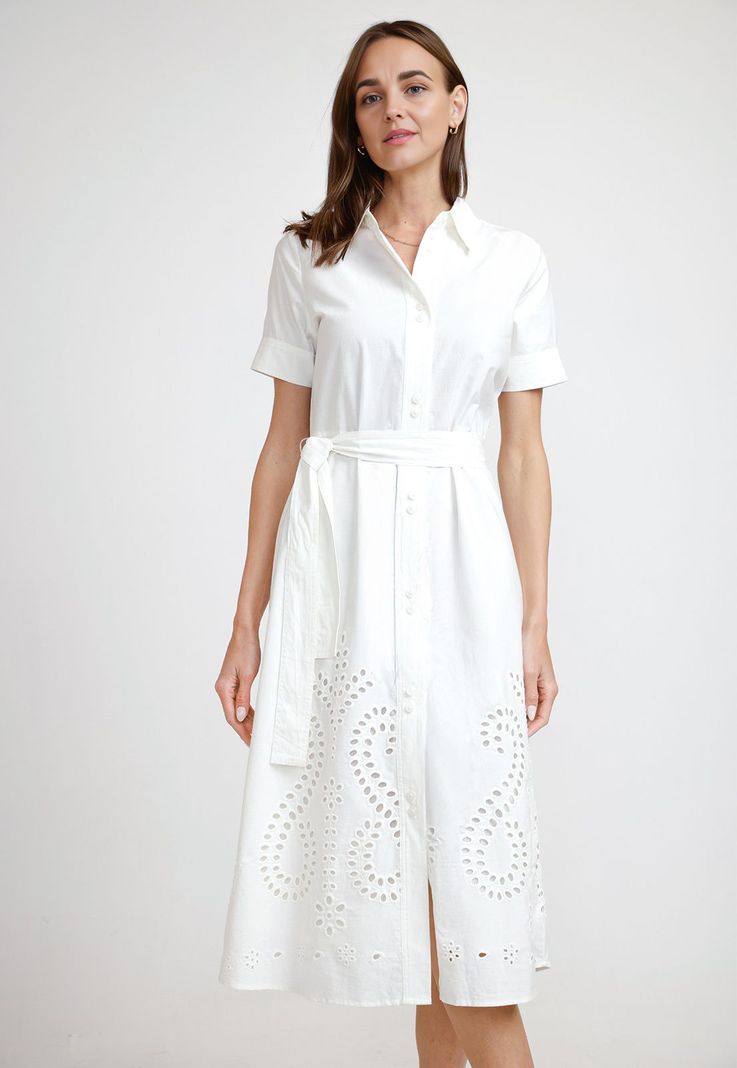 Vestido de Mujer Modelo Caterina Color Blanco-0