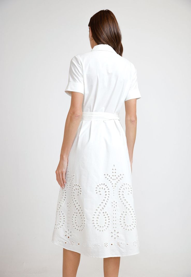 Vestido de Mujer Modelo Caterina Color Blanco-1
