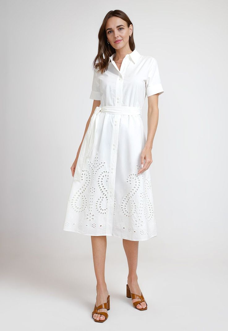 Vestido de Mujer Modelo Caterina Color Blanco-4