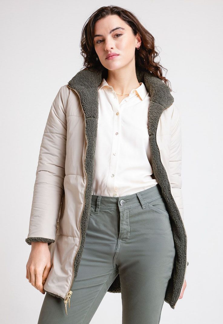 Parka Reversible De Mujer Ariel Color Salvia-0