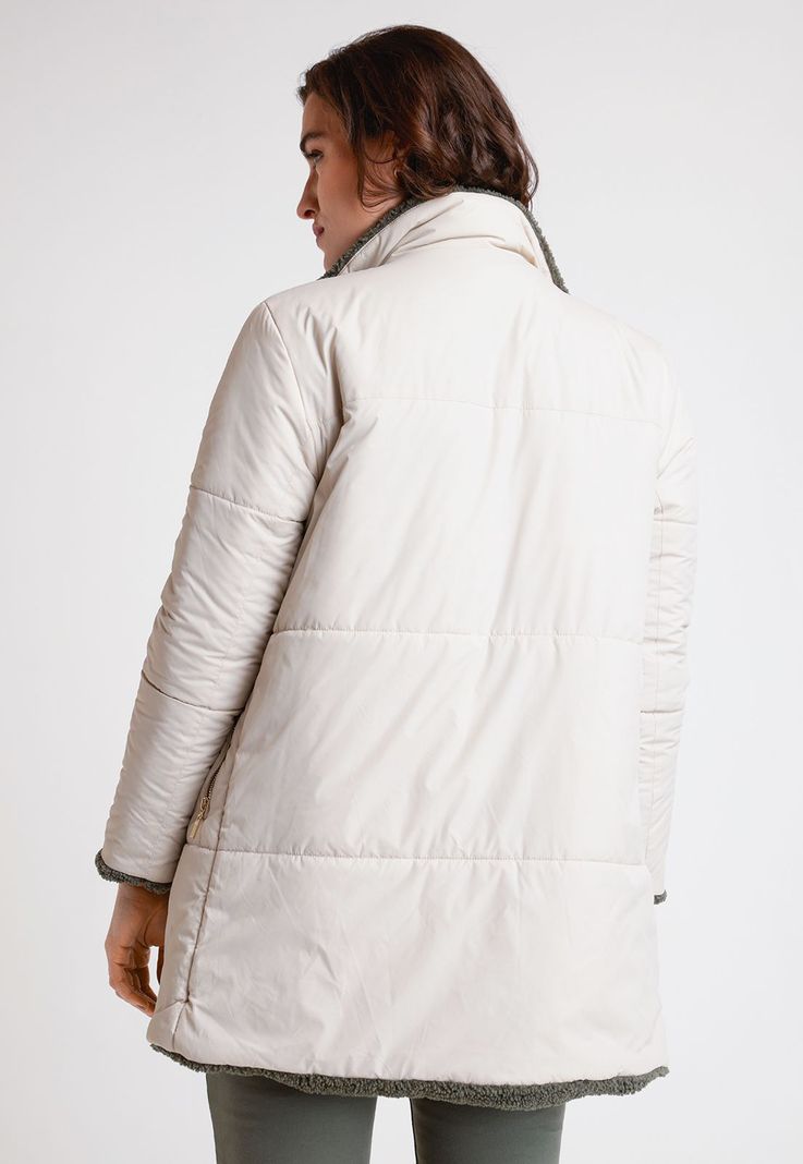 Parka Reversible De Mujer Ariel Color Salvia-3