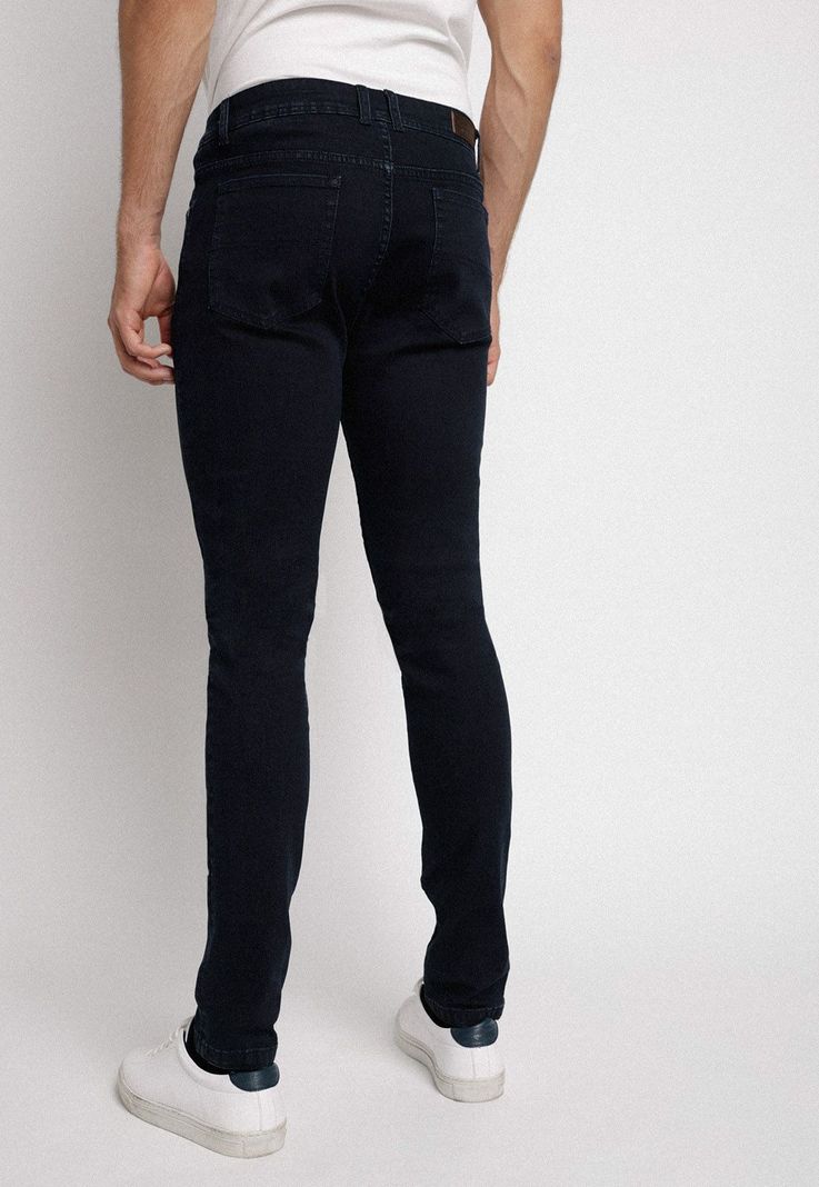 Jeans hombre Slim Fit Nebula Algodón Azul marino-1