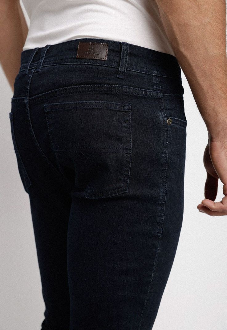 Jeans hombre Slim Fit Nebula Algodón Azul marino-2