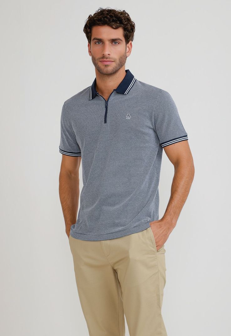 Polera Hombre Polo Manga Corta Navy OPKS2530