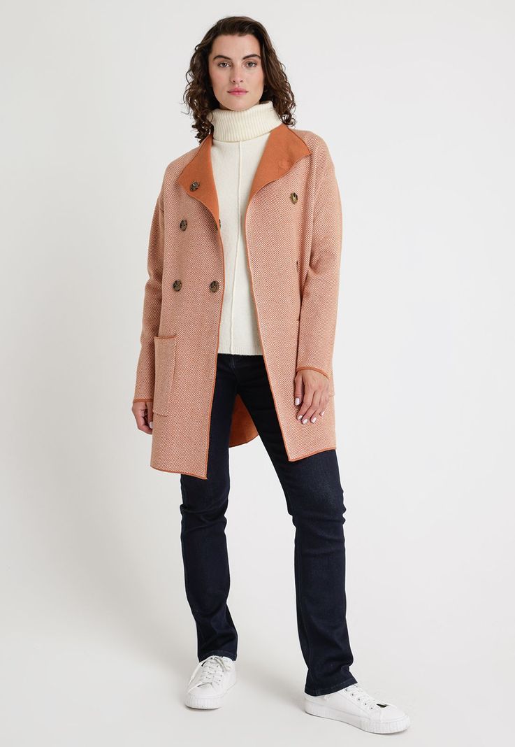 Tejido De Mujer Modelo Cara Color Oxido-3