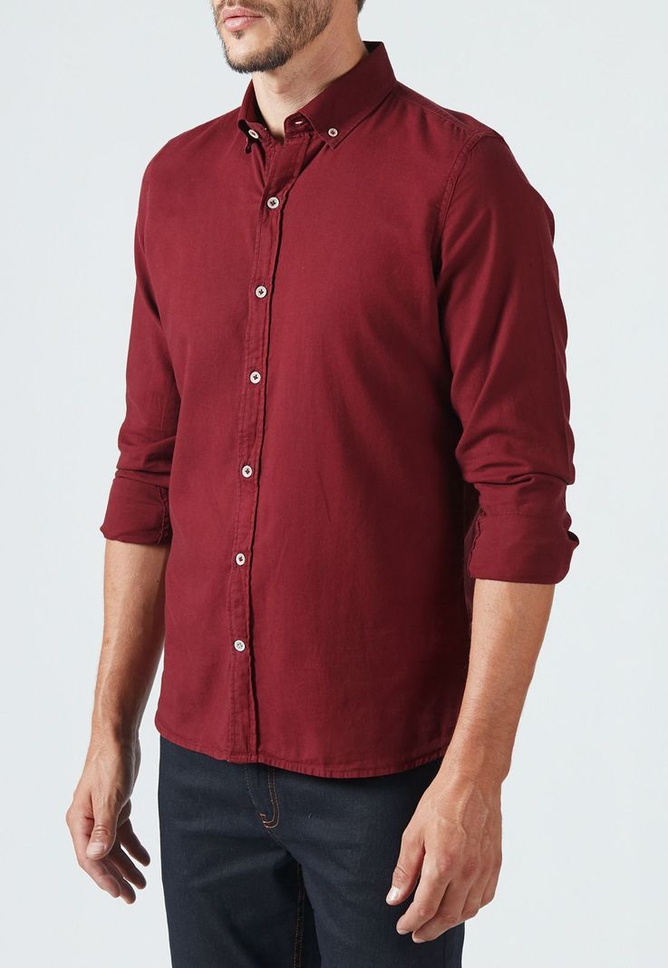 Camisa casual Blake Burdeo