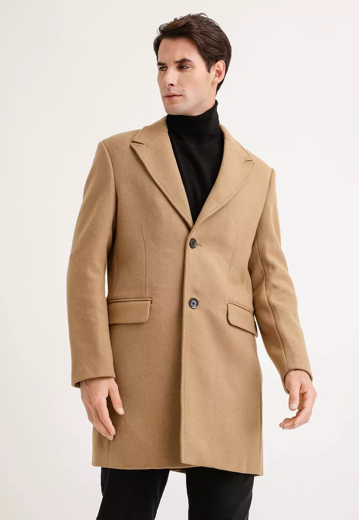Gabardina Sacos Largos Para Hombres Jovenes Abrigo Hombre Lana