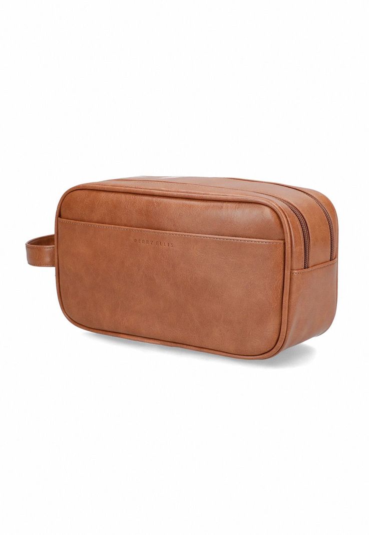 Estuche De Viaje Neceser Cognac-1