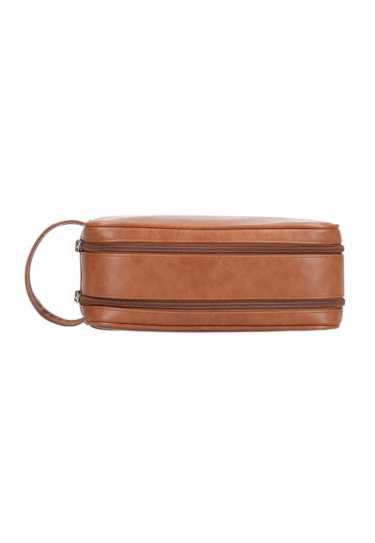 Estuche De Viaje Neceser Cognac-2