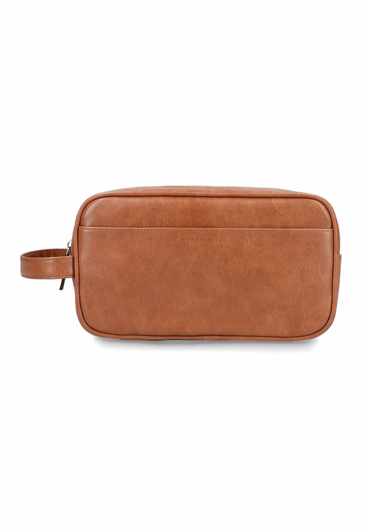 Estuche De Viaje Neceser Cognac-3