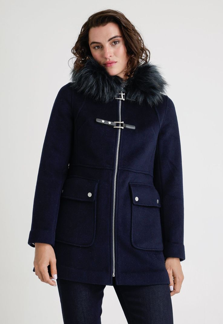 Chaquetón De Mujer Modelo Francis Color Marino-0