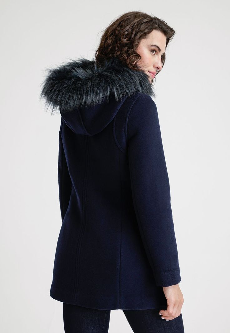 Chaquetón De Mujer Modelo Francis Color Marino-1